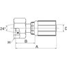 Armatura wtłaczana DN6-M16x1,5
