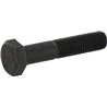 Śruba M8x40x1 drobnozwojna kl.8.8, pół gwint czarna, 