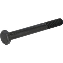 Śruba M12x100x1,25 drobnozwojna kl.8.8, pół gwint czarna, 