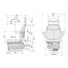 Fotel mechaniczny SC 74311 PCV