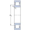 Łożysko 55x100x21 wałeczkowe NJ211E SKF