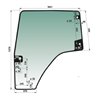 00155691040KR Szyba Deutz Fahr drzwi lewa Kramp 8716106709182