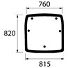 01064760 Szyba Deutz Fahr dachowa Kramp 3660980060943