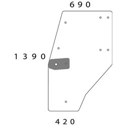 04352848 Szyba Deutz Fahr drzwi Kramp 8719607177429