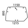04426333 Szyba Deutz Fahr tylna SDF 2250-04426333