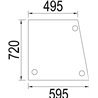 3226350R1 Szyba Case boczna Kramp 3660980016421