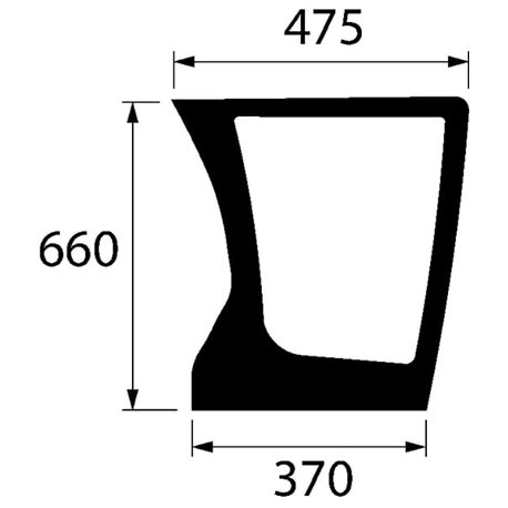4429882 Szyba Deutz Fahr przednia dolna Kramp 3660980032681