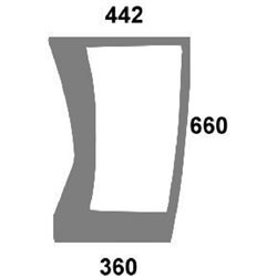 4429884 Szyba Deutz Fahr przednia dolna Kramp 3660980032674