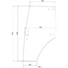 5336909203 Szyba Zetor drzwi lewa Kramp 8719493113143