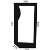 82001923 Szyba Case przednia dolna Kramp 3660980026093