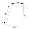 3233041R1 Szyba Case narożna tylna Kramp 3660980024549
