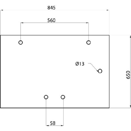182027A2 Szyba Case tylna górna Kramp 3660980016469