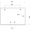 182027A2 Szyba Case tylna górna Kramp 3660980016469