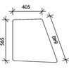 134771737 Szyba Case drzwi górna Kramp 3660980032872