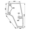 134621091 Szyba Case drzwi Kramp 3660980024105