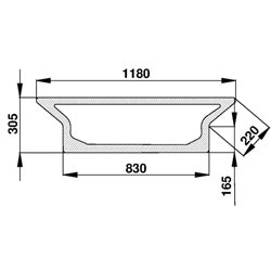 134671086 Szyba Case tylna dolna Kramp 3660980027960