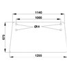 1284629C3 Szyba Case tylna górna Kramp 3660980017091