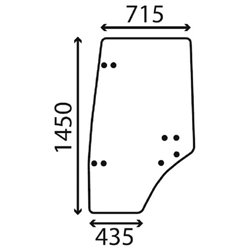 00077335010 Szyba Deutz Fahr drzwi Kramp 3660980025591