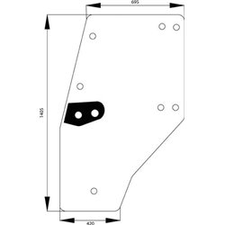04352850 Szyba Deutz Fahr drzwi Kramp 3660980024310