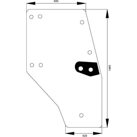 04352851 Szyba Deutz Fahr drzwi Kramp 3660980024303