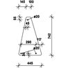 04376136 Szyba Deutz Fahr przednia dolna Kramp 3660980005883