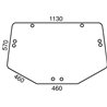 L202528KR Szyba John Deere tylna L171335 Kramp 8716106304257