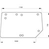6005023210 Szyba Renault tylna górna Unbranded 3660980068789
