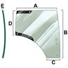 L212968 Szyba John Deere drzwi, prawa, Vapormatic 5035776634918