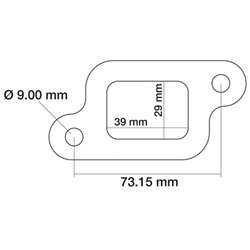 Uszczelka kolektora wydechowego 0.052.1858.0