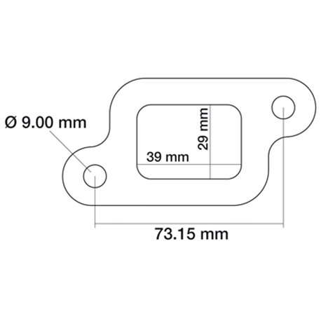 Uszczelka kolektora wydechowego 0.052.1858.0