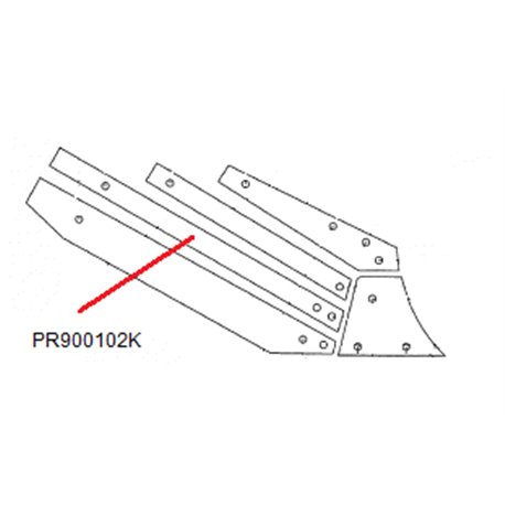 Listwa odkładni 3 prawa WST430 plus