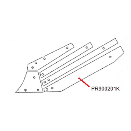 Listwa odkładni 1 lewa WST 430 plus
