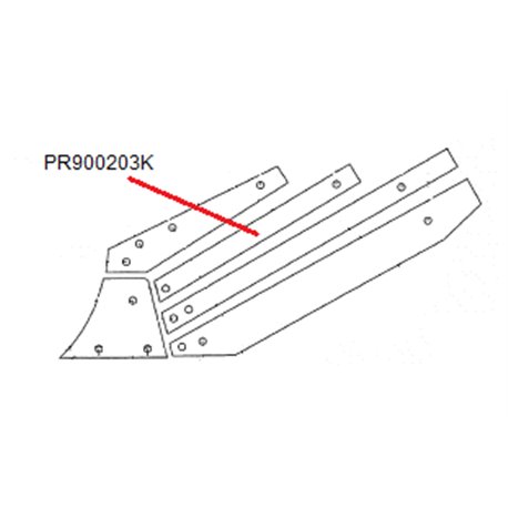 Listwa odkładni 3 lewa WST 430 plus