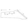 Lemken 3344441 Lemiesz dziobowy 105/105 365mm lewy M22S Lemken