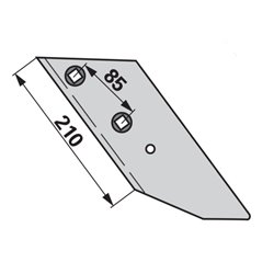 Dziób lem.- para - B2SPS pr. 3364152 Lemken 5071-3364152