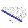Lemken 3444134 Listwa odkładni 4 US35 prawa