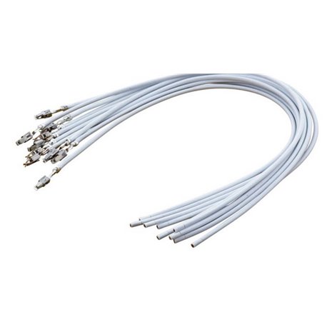 Konektor zeński z przewodem 1mm, 300mm - 10szt. Vemo 4046001798511