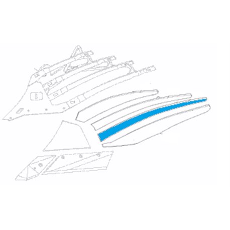 Lemken 3444441 Listwa odkładni 3 DMCS50 lewa DuraMaxx