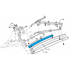 Lemken 34410063 Listwa odkładni 2 BS40/BS42 lewa od 15.08.2022