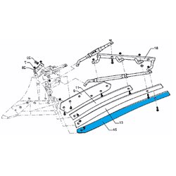 Lemken 34410067 Listwa odkładni 4 BS40/BS42 lewa od 15.08.2022