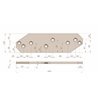 Lemken 3401861 Płoza krótki 425x120x12 lewy WS2V