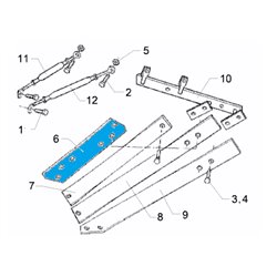 Odkładnica 2 TS46 RH 792 mm 3444226 Lemken 5071-3444217