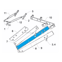 Odkładnica 3 TS46 LI 988 mm 3444237 Lemken 5071-3444237