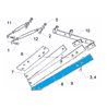 Mouldboard slat 4 TS46 993mm 3444247 Lemken 5071-3444247