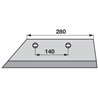 41658519409 Lemiesz 14" Overum UC, FC lewy, 85-194 Overum