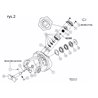 Vicon PS VN18620415 Koło zamachowe Kverneland
