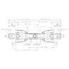 Wał WOM T90 1560 Nm, L-1410 mm, 1i3/4"Z20-1i3/4"Z20 Comer