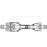 Wał WOM szerokokątny T CvJ 60 L1610 mm, 1i3/8"Z6-1i3/8"Z6 Comer