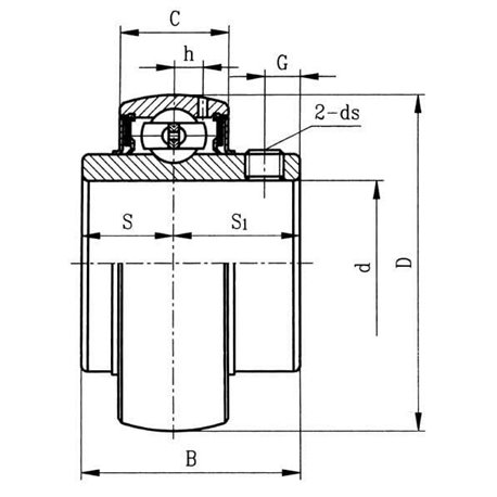 Wkład łożyska UC202INA INA/FAG 4047643052085