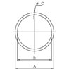 Pierścień osadczy okrągły wewnetrzny, 90 mm